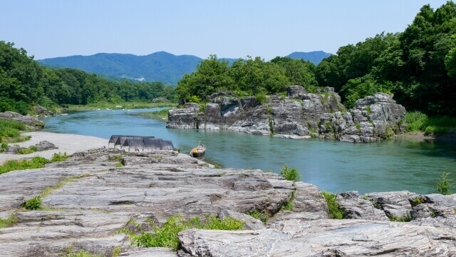 長瀞渓谷の景色