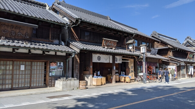 川越の小江戸の街並み